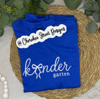 Embroidered Kindergarten Shirt With Bow Detail | Back to School Apparel- Youth