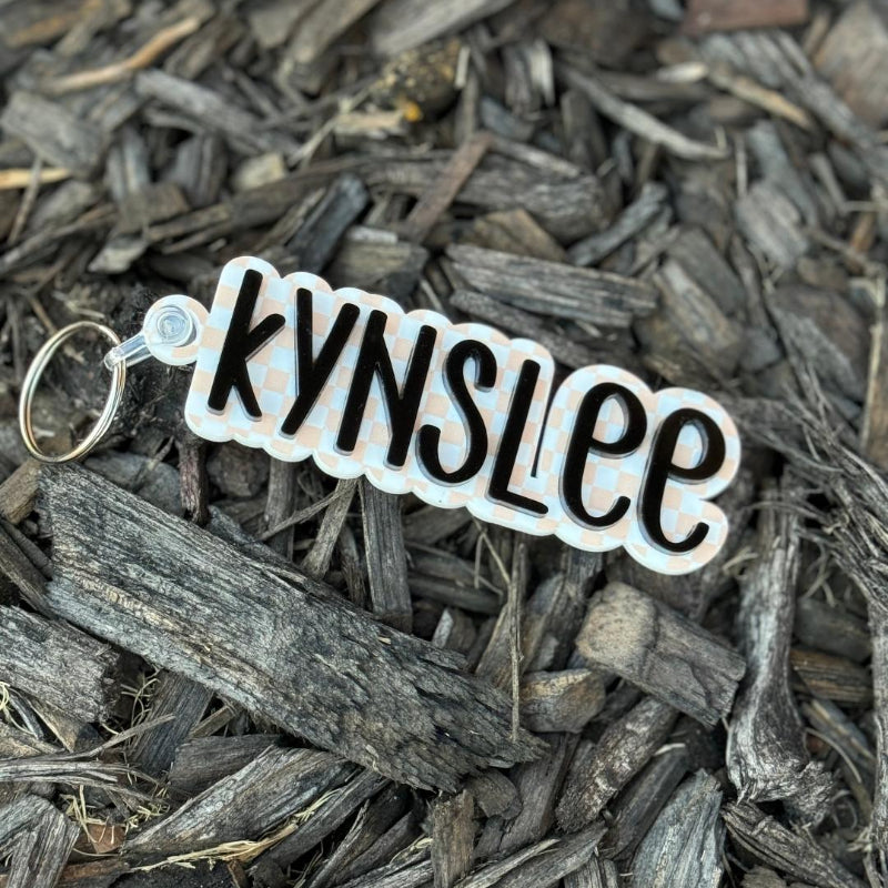 Keychain with 'Kynslee' 