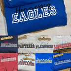 School Spirit Embroidered Sweatshirt